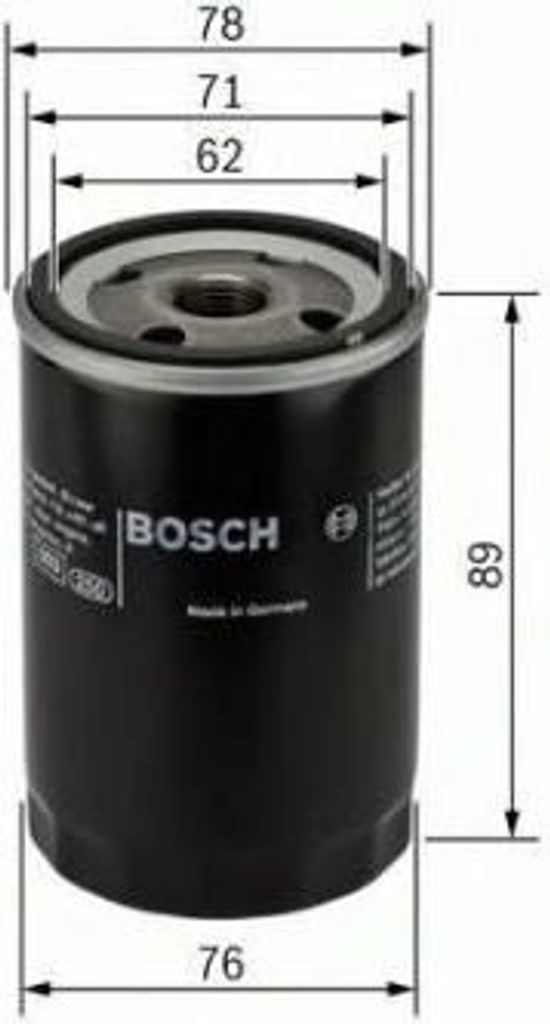 Bosch Ölfilter  0 451 104 026 Produktbild 