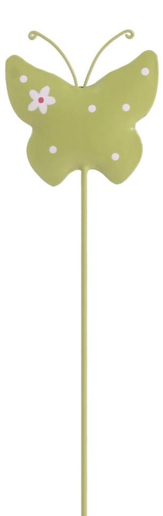 TrendLine Gartenstecker Schmetterling Frühling Metall Ø 8 x Produktbild 