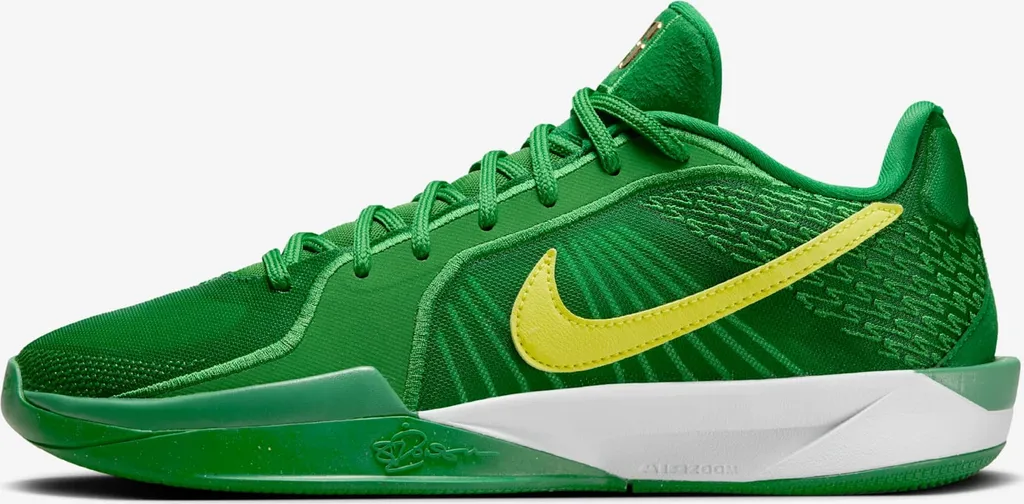 Baskets de Basket Nike Sabrina 2 Vertes Chaussures de Sport Performance 38,5
