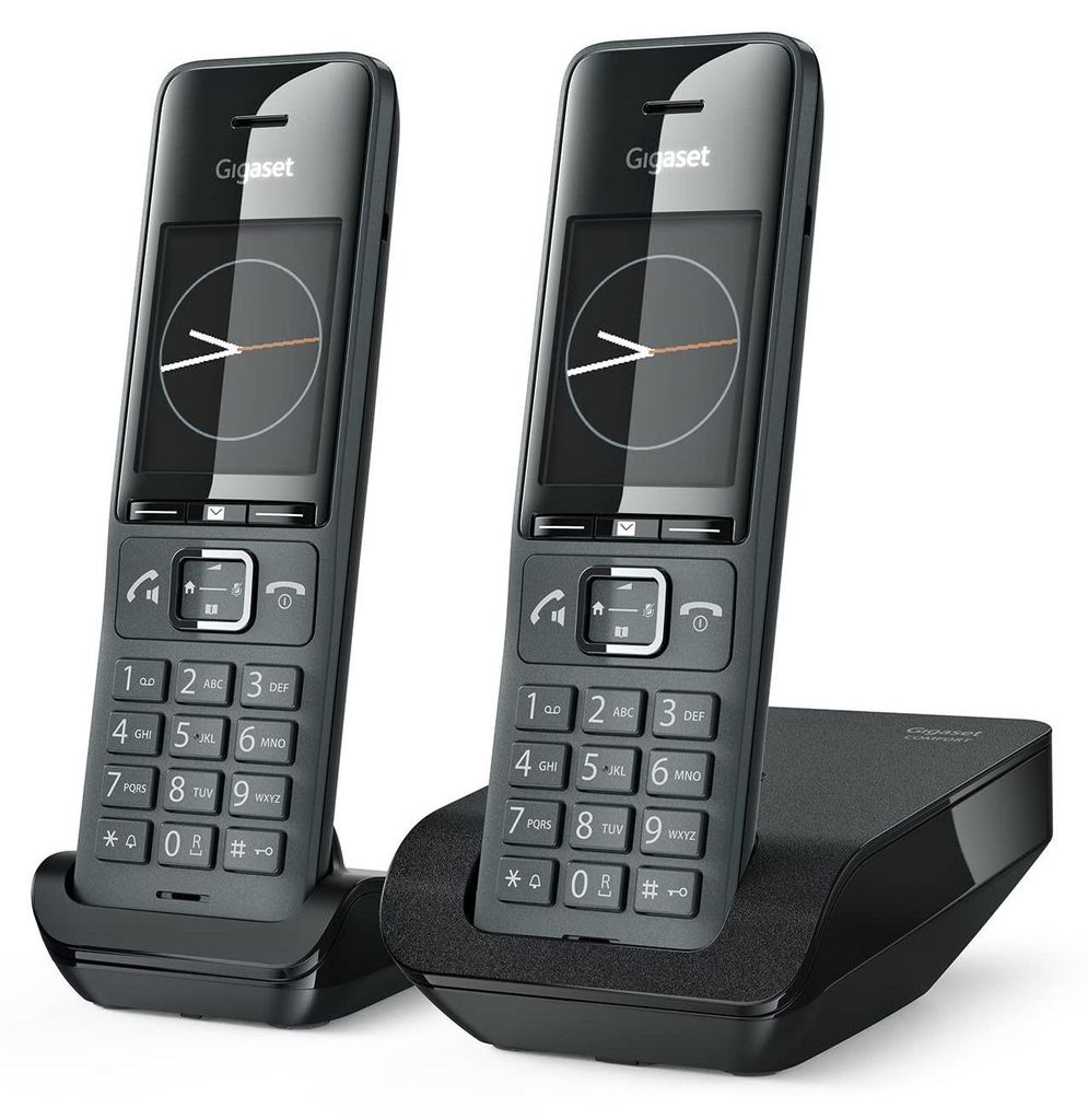Gigaset COMFORT 520 Duo Schnurlostelefon Schwarz Titanium Produktbild 