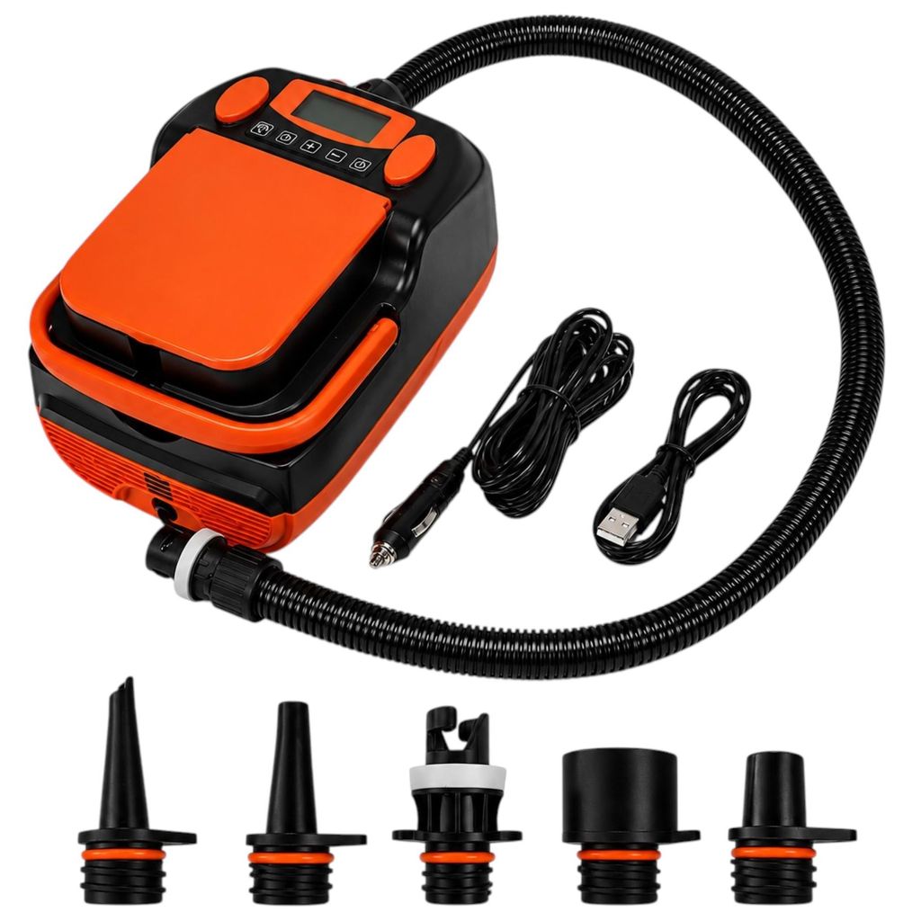 SkinStar SUP9 Elektrische SUP Pumpe Akku 20 PSI 12V USB Hochdruckpumpe