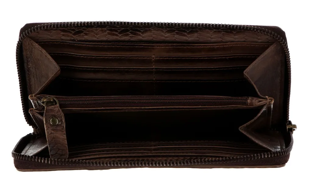 Portafoglio Marrone CHIEMSEE Perth con Zip Totale - Ideale per Viaggiatori - 3