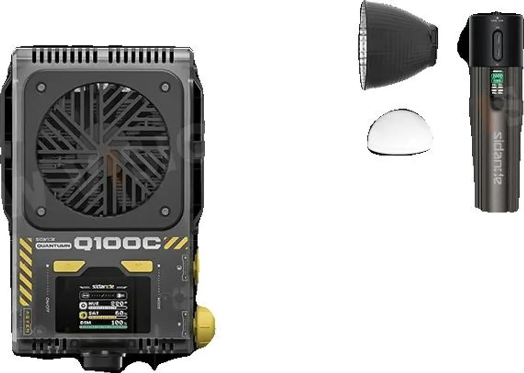 Éclairage de Studio LED RVB Portable Kit Q100C 4 pour Vidéo et Photo