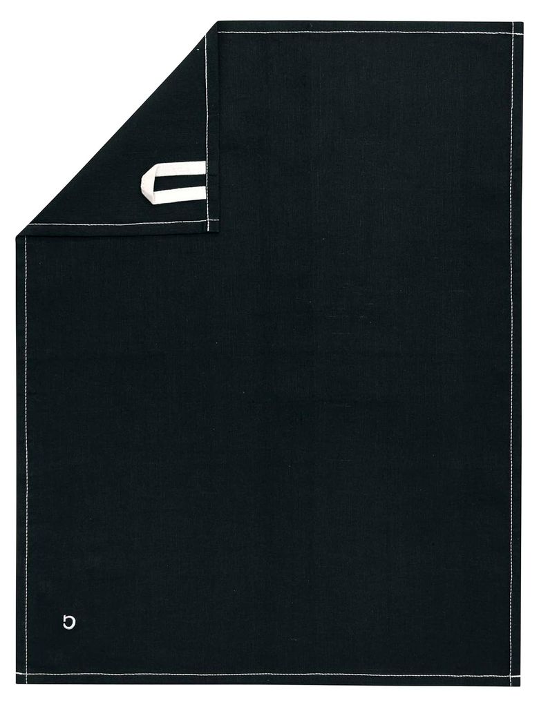 Geschirrtücher Cuisine Zoom Uni 124 schwarz 50x70 cm