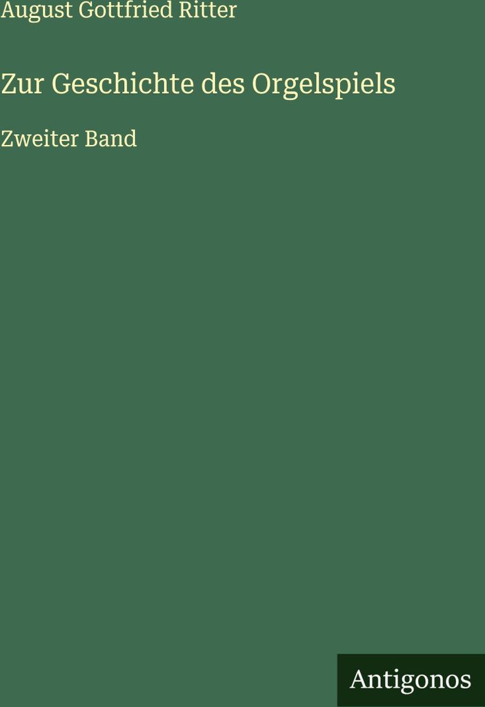 Zur Geschichte des Orgelspiels