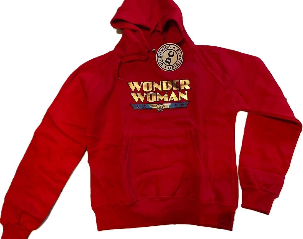 Wonderwoman Damen-Kapuzensweater Gr. M/L