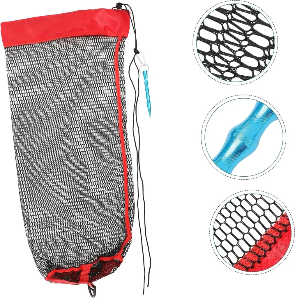 Filet de pêche avec fermeture à cordon 50cm pour protection des poissons