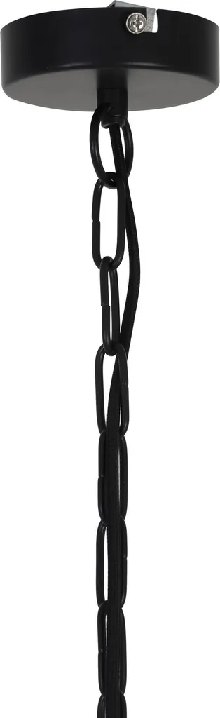 Suspension compacte Meya noire pour optimiser l'éclairage des petits coins - 4