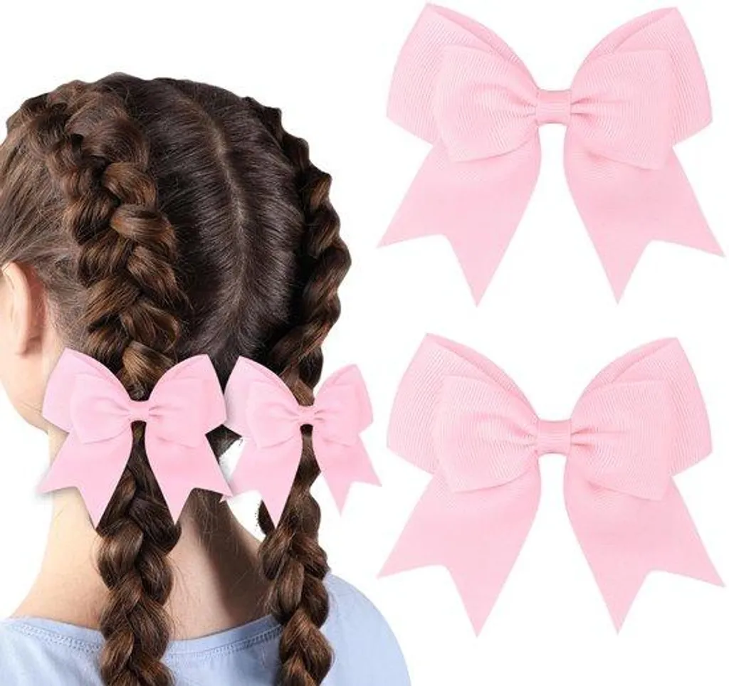 Barrette pour filles et femmes : accessoire satin rose pour mariage