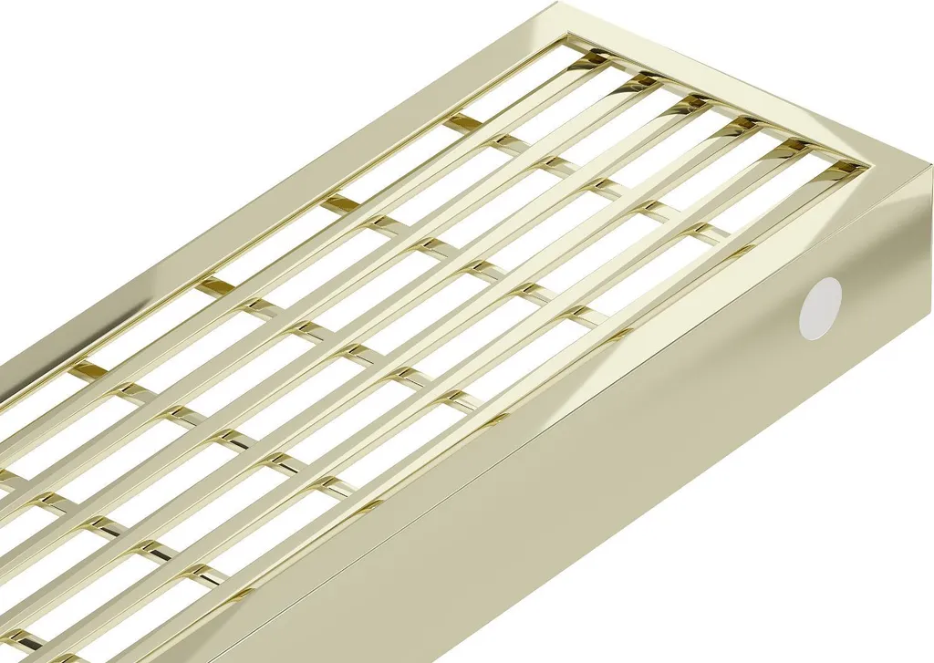 Offerta Mexen Flat M33 Mascherina Oro 100 cm - Scarico Inox 15330100
