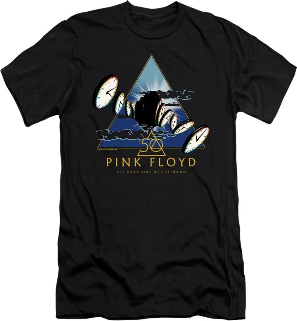Pink Floyd - "Clocks" T-Shirt für Herren/Damen Uni RO15124 (XL) (Schwarz)