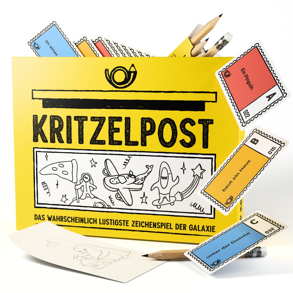 Kritzelpost  Das lustige Zeichenspiel Produktbild 