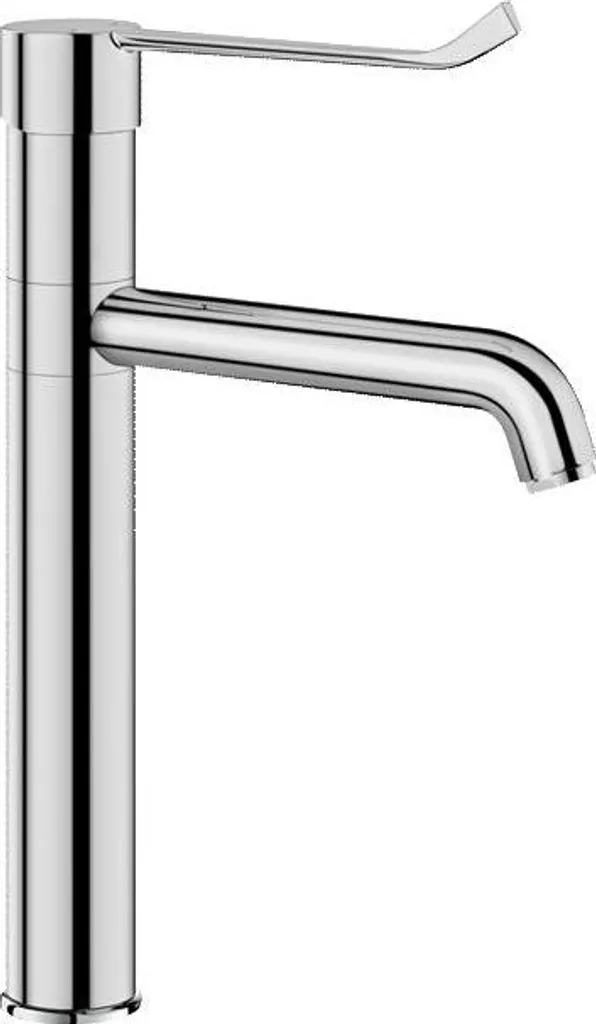 Mitigeur d'évier professionnel Delabie avec bec haut orientable et levier