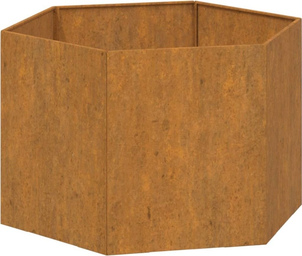 Pflanzkübel Rostig 60x60x45 cm Cortenstahl