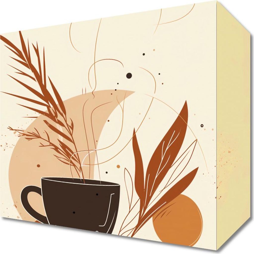Bild 20x20cm Morgenkaffee Muse