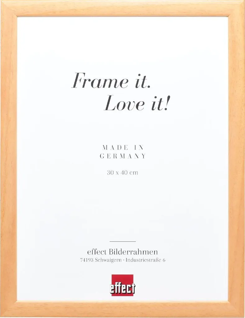 Cornice Professionale 25x35 Effect Profil 43 Legno Vetro Museale