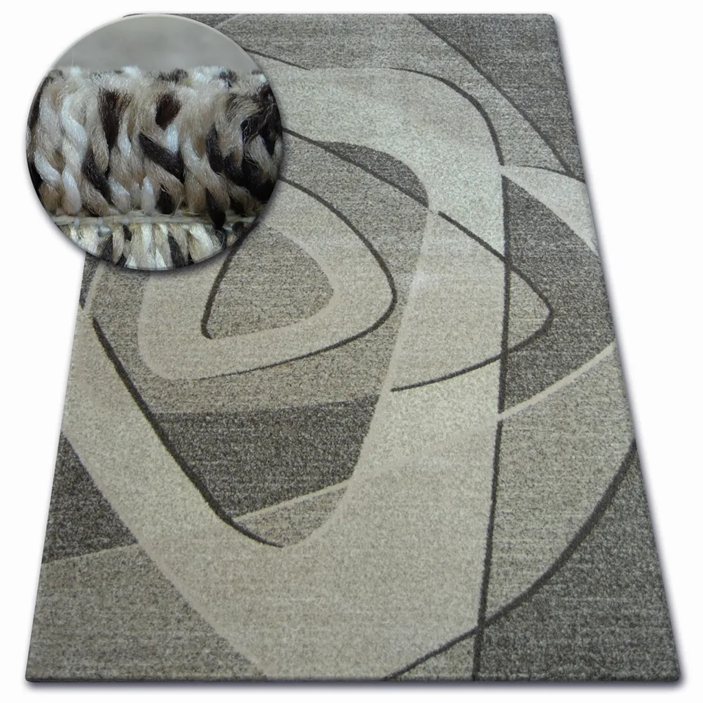 Tapis de Décoration 120x170 SHADOW - Créez une Ambiance Cosy Marron