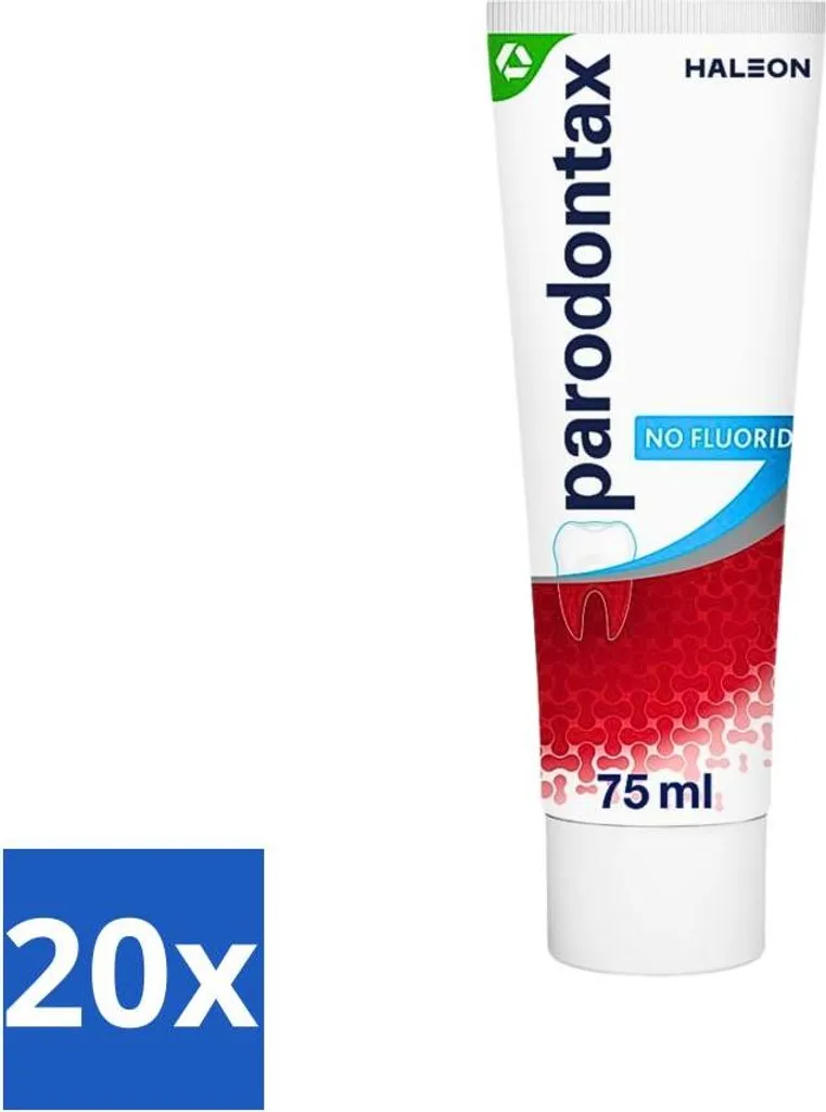 Parodontax Senza Fluoro 75ml Scorta 20 Pezzi - Offerta Risparmio Gengive