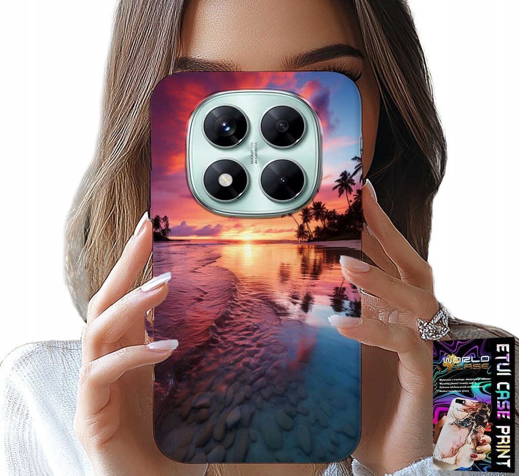 Fall Für Xiaomi Note 14 Pro + 5G - Strand Urlaub Insel Schöne Aussicht + Glas