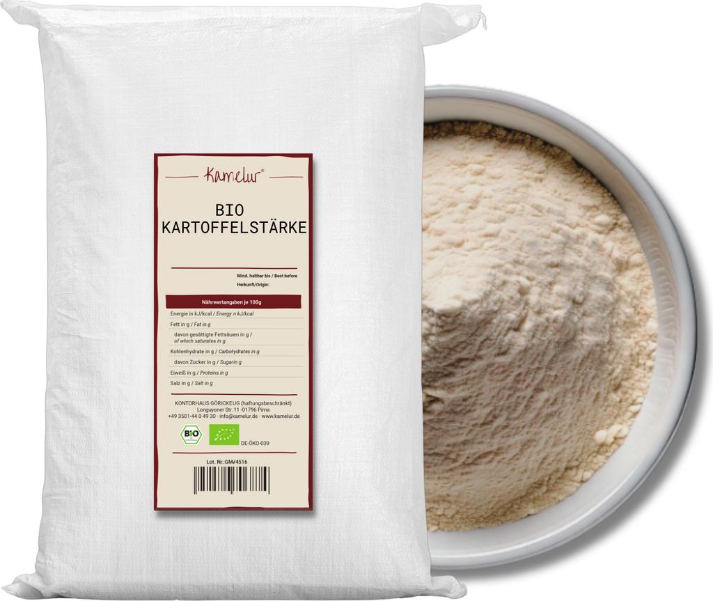 Bio Kartoffelstärke 25kg Zdjęcie produktu 