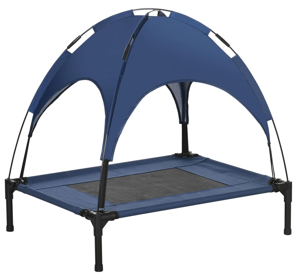 Cama para mascotas PawHut con dosel. Cama elevada para Imagen del producto 