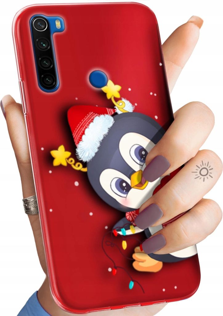 BEDRUCKTE HÜLLEN für XIAOMI REDMI NOTE 8T HANDYHÜLLEN HANDY SCHUTZ HÜLLE CASE SILIKON MUSTER WEIHNACHTEN SANTA CLAUS CHRISTMAS