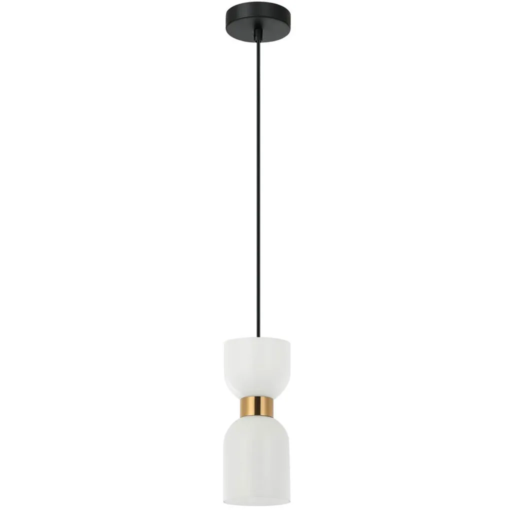 Lampe suspendue Italux Monza PND-57602-1-BRO en métal finition bronze