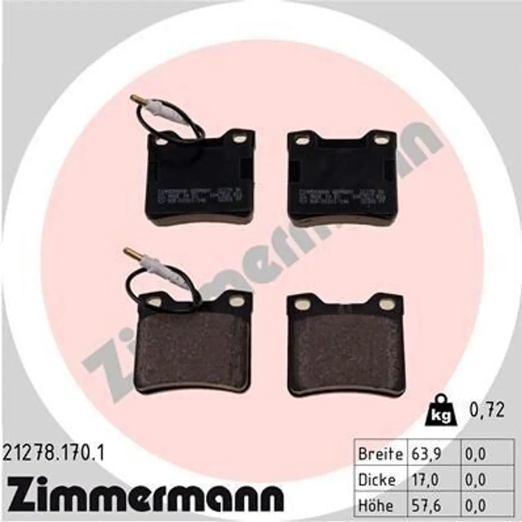 Plaquettes de frein Zimmermann 21278 : Finis les bruits et sifflements