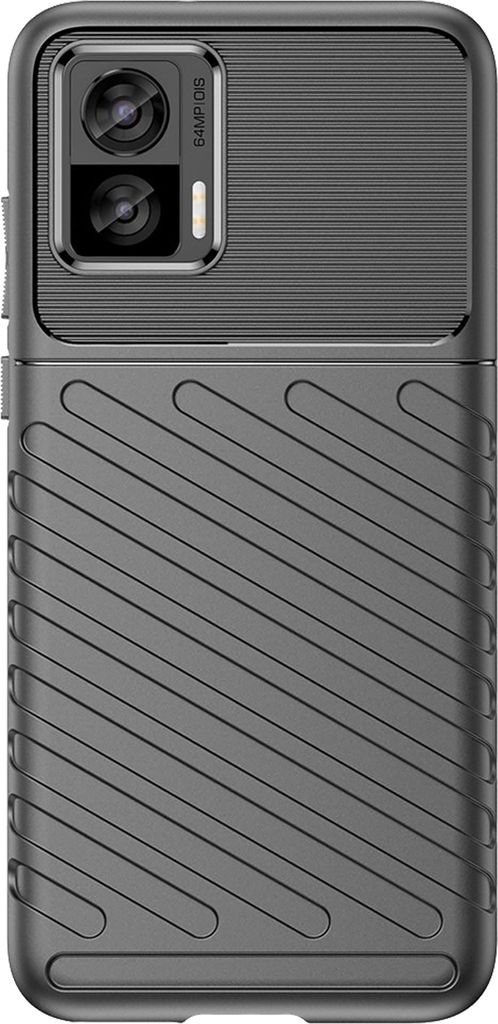 Hülle Motorola Edge 30 Neo Schutzhülle - Cazy - Schwarz