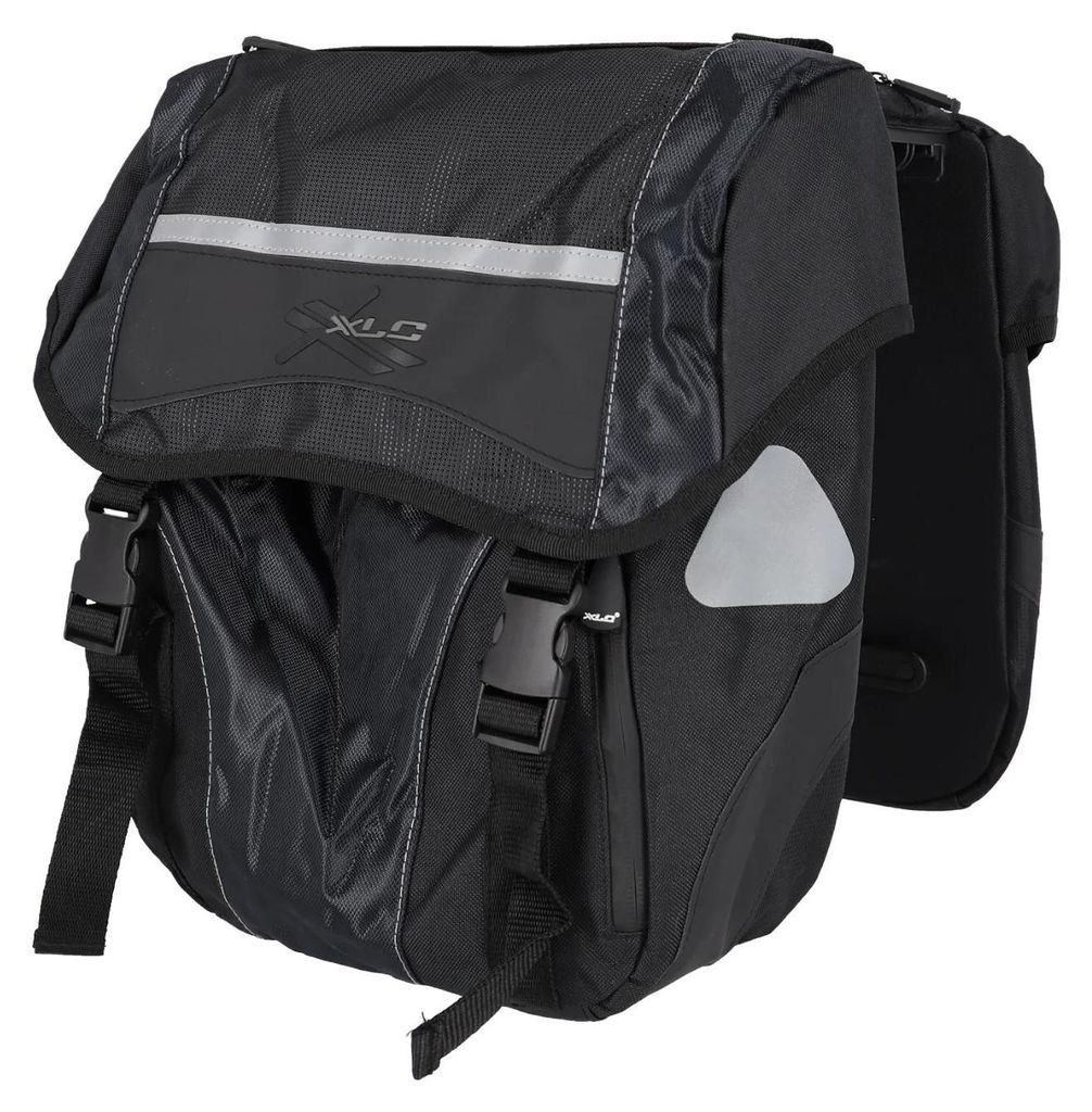 XLC Doppelpacktasche 30 Liter 2x15 Liter 29x14x34cm Schwarz Produktbild 
