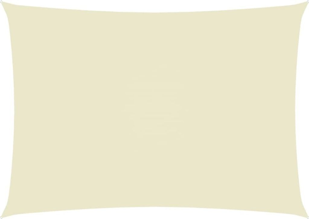 Sonnensegel Oxford-Gewebe Rechteckig 6x8 m Creme