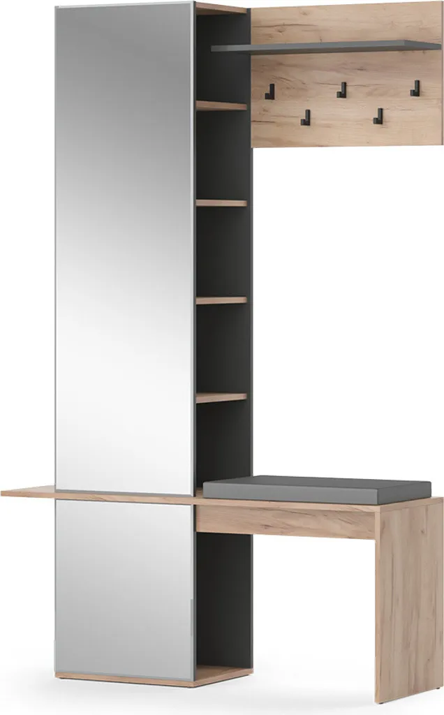 Garde-robe Vicco Adeline Chêne doré 120x190cm - Modèle 39698 Robuste