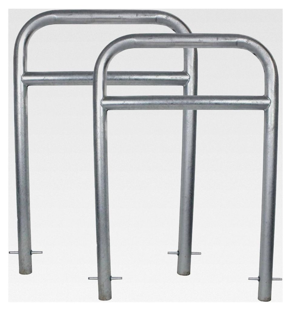 2x Fahrradanlehnbügel zum Einbetonieren