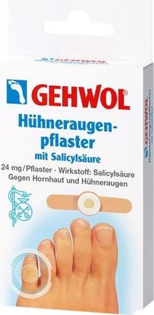 Gehwol Hühneraugenpflaster mit Salicylsäure 6 St Produktbild 