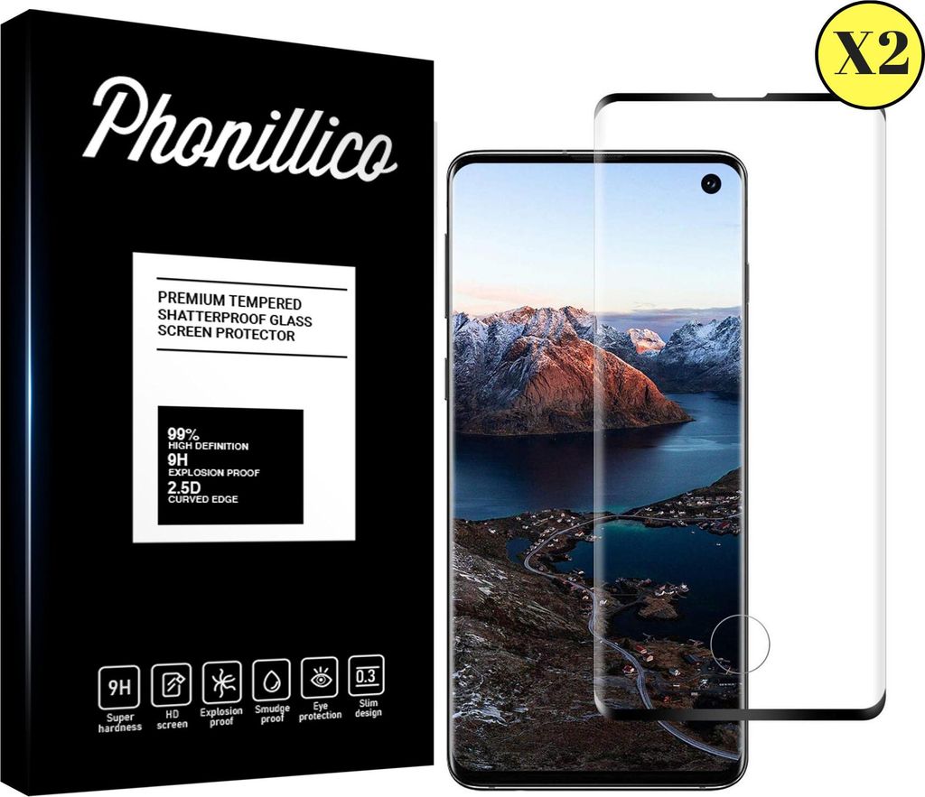 Verre trempé pour Samsung Galaxy S10 [2 pièces] Protection Image du produit 