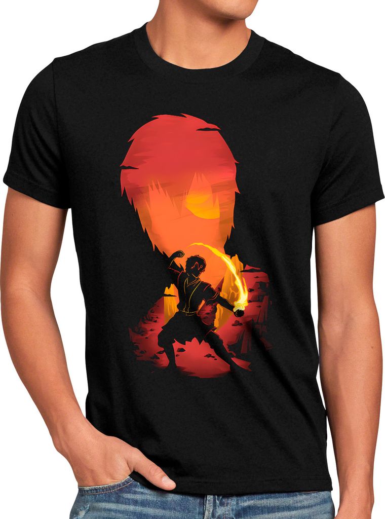 A.N.T. Fire Prince Herren T-Shirt avatar anime japan manga last