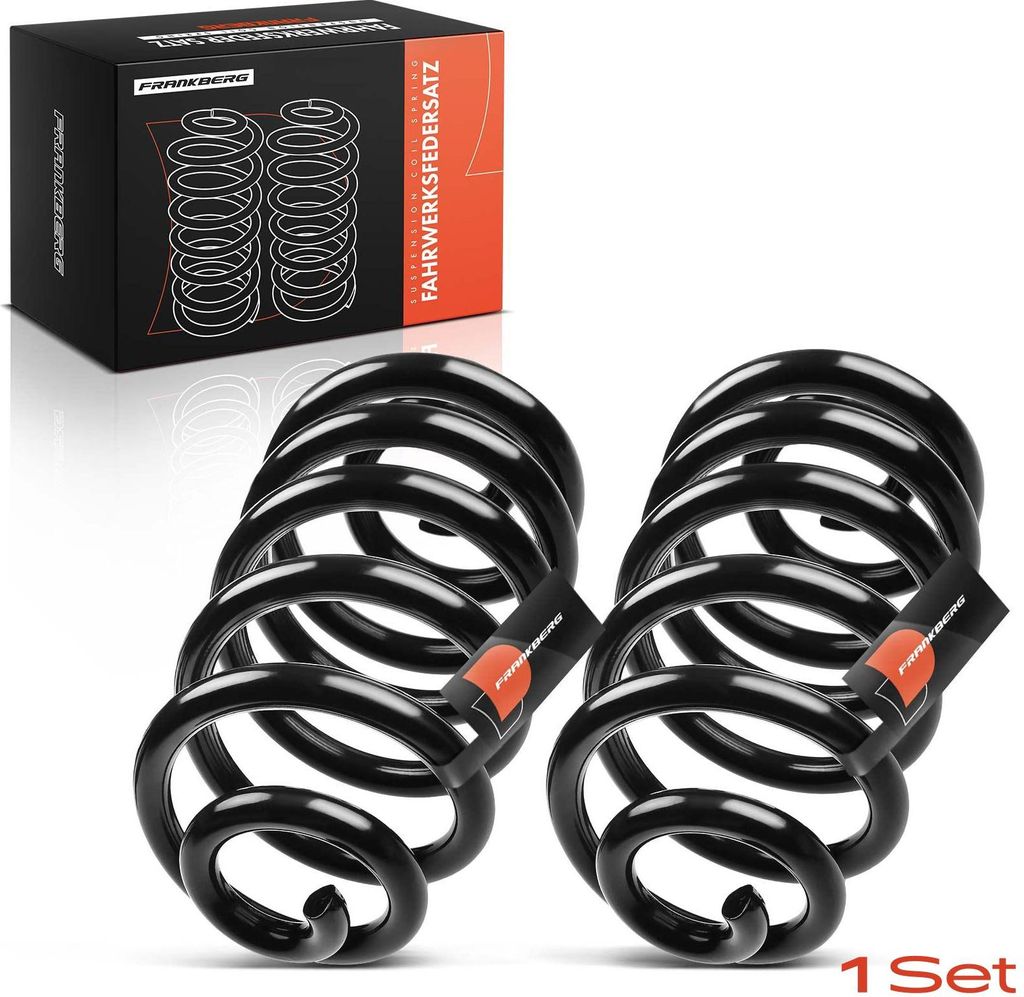 Frankberg 2x Fahrwerksfeder Hinterachse für BMW 3er E36 3.2L 1995-1998