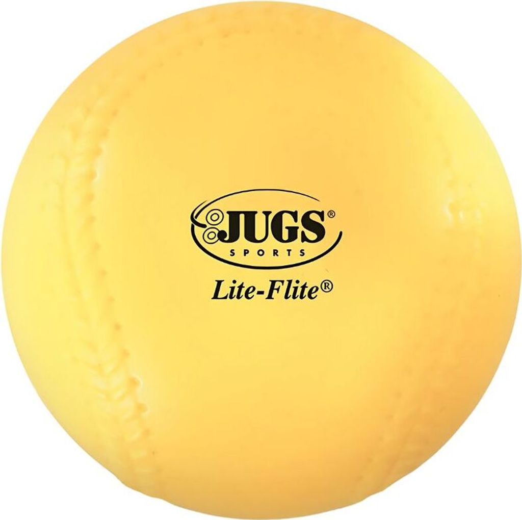 Jugs Lite Flite Sponge Ball 9 Inch Baseball for Lite Flite-Machine Baseball/Softball Artikel