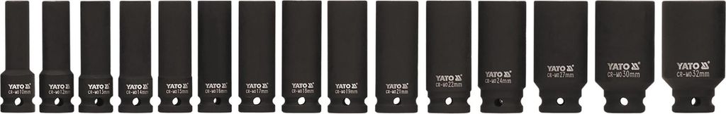 YATO YT-1055 Schlagschrauber-Steckschlüssel-Set 1/2 Zoll Produktbild 
