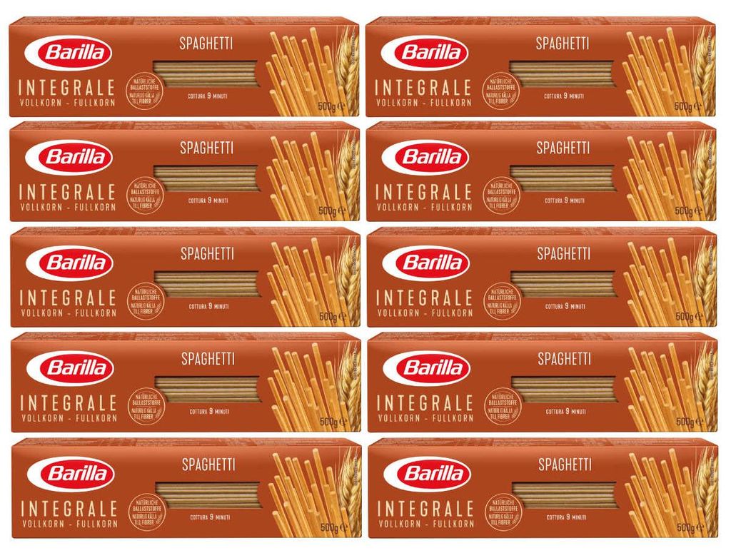 Barilla Pasta Pâtes Spaghetti Integrale complet 500g paquet Image du produit 