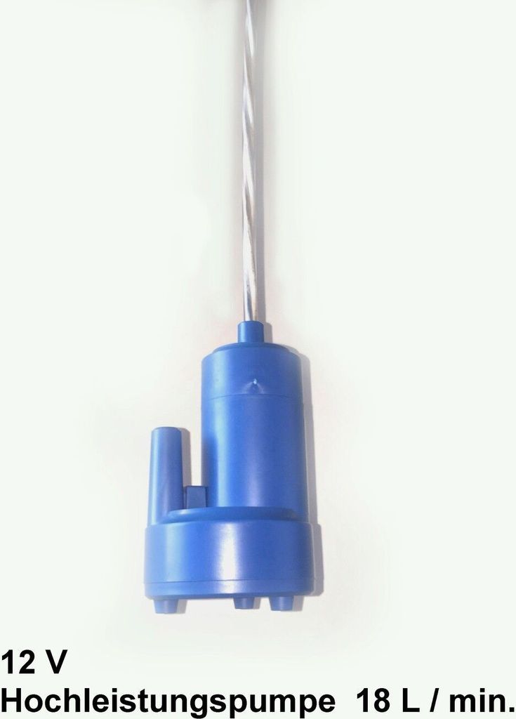 Tauchpumpe 12V 18 l Barwig Camping Caravan Wohnmobil Hochleistungspumpe 1,0 bar
