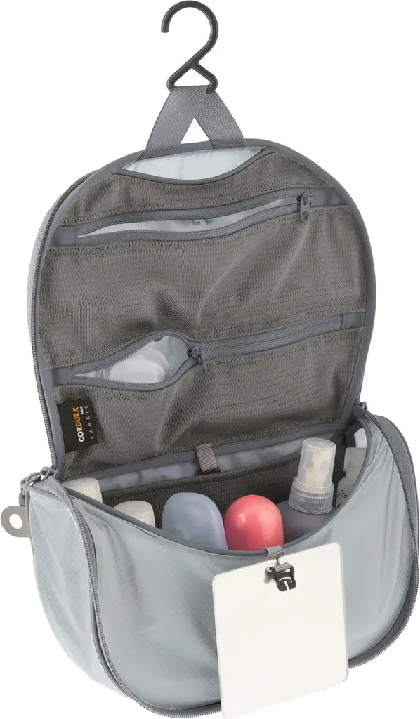 Sea to Summit Borsa Trucco Ultra-Sil Hanging Toiletry Bag Grey High Rise - 2