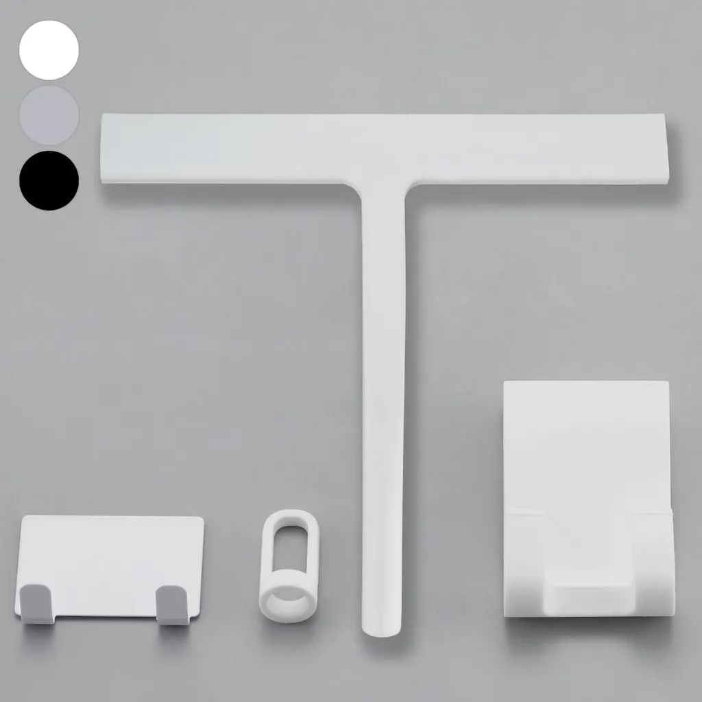 DEKAZIA Tergivetro per Doccia Bianco in Silicone - Protegge il Tuo Bagno