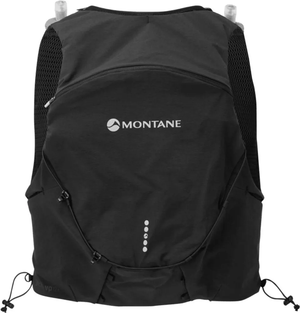 Gilet d'hydratation 12L Montane Gecko VP Noir M idéal pour Ultra-Trail et Raid