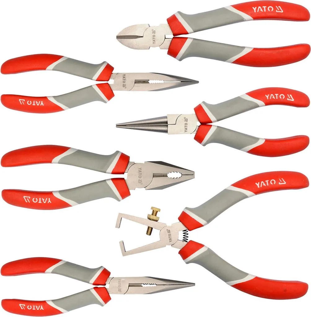 Set Pinze Elettricista 5 in 1 Professionale - Pinza Crimpatrice e Forbici