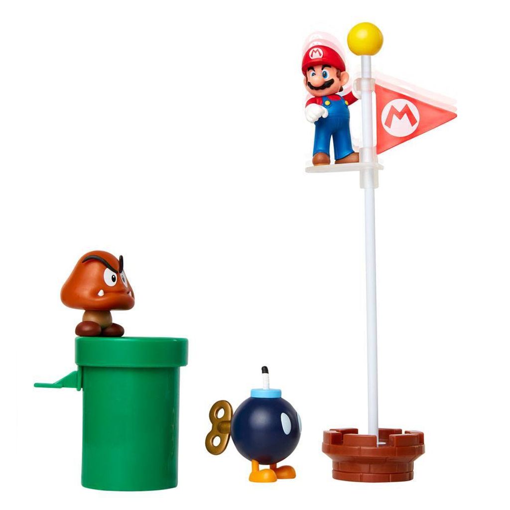 Nintendo 6,5 cm Acorn Plains Diorama Set - Fanartikel Produktbild 
