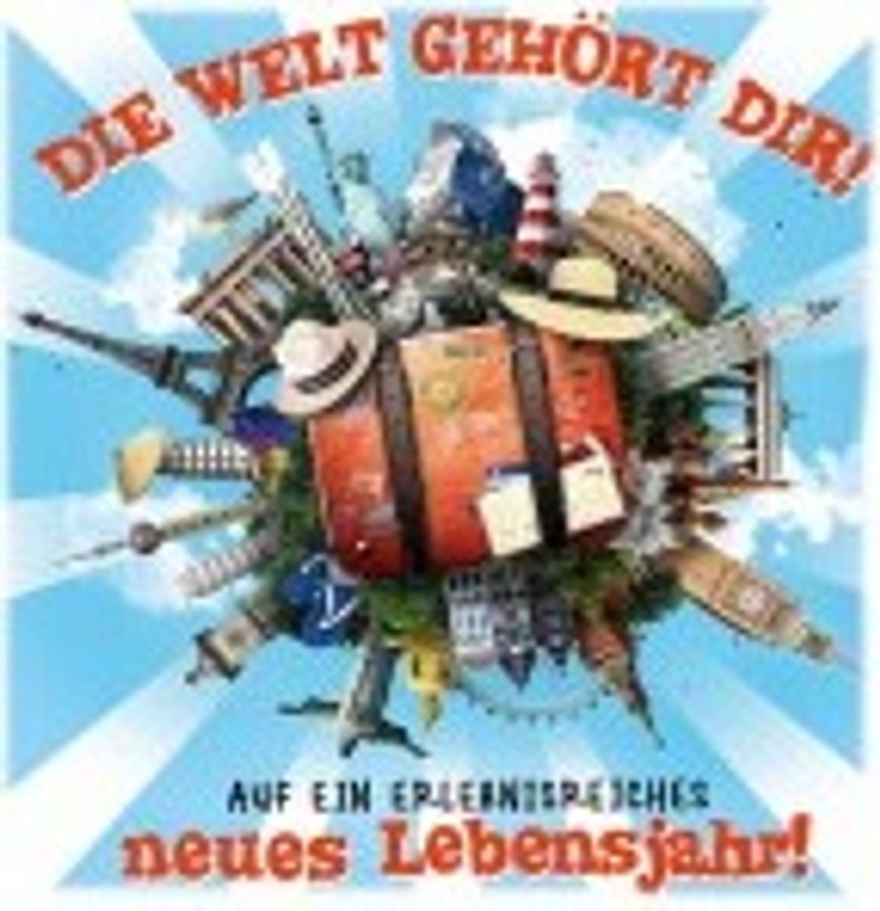 Depesche 3D Foto Klappkarte quadratisch 012 zum Geburtstag