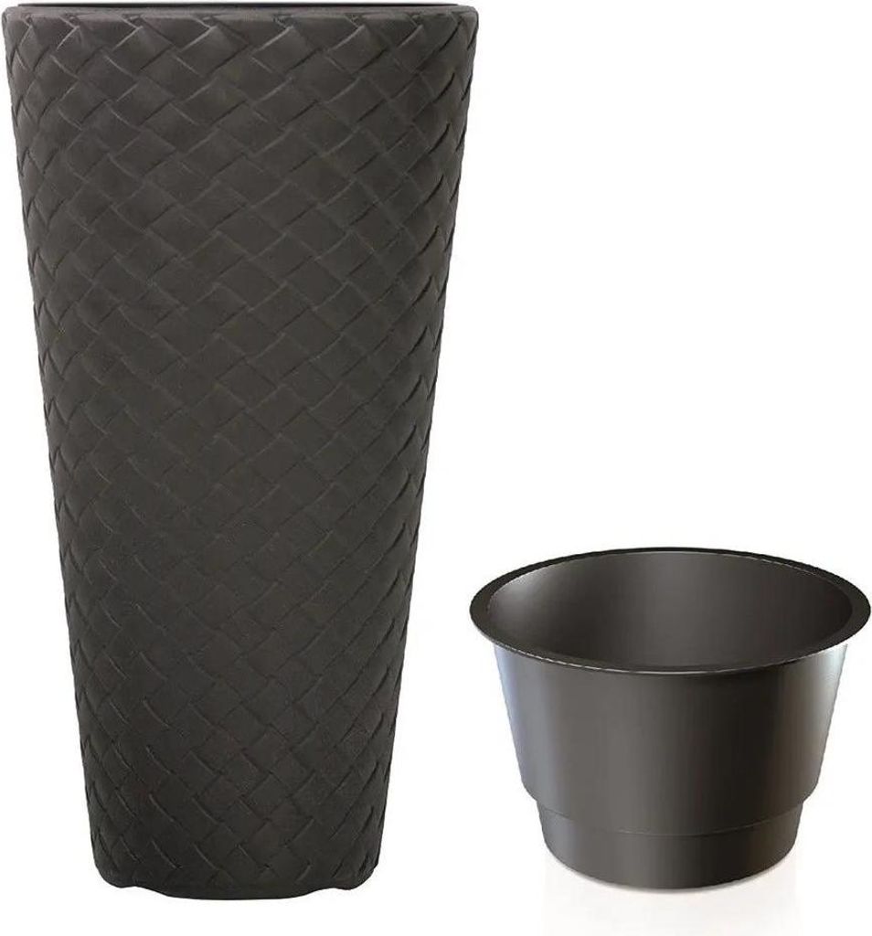 Květináč MATUBA SLIM s vkladem 40 cm - barva: antracit Immagine del prodotto 