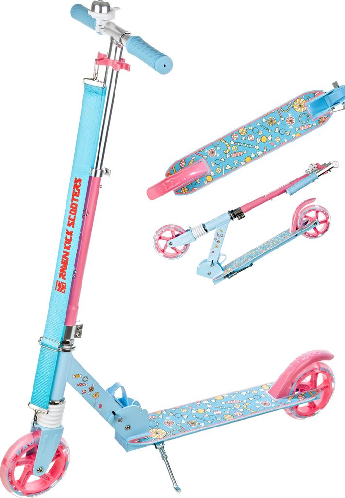 Roller Scooter Kickroller Cityroller Raven Lilliana 145mm mit Dämpfer und Glocke