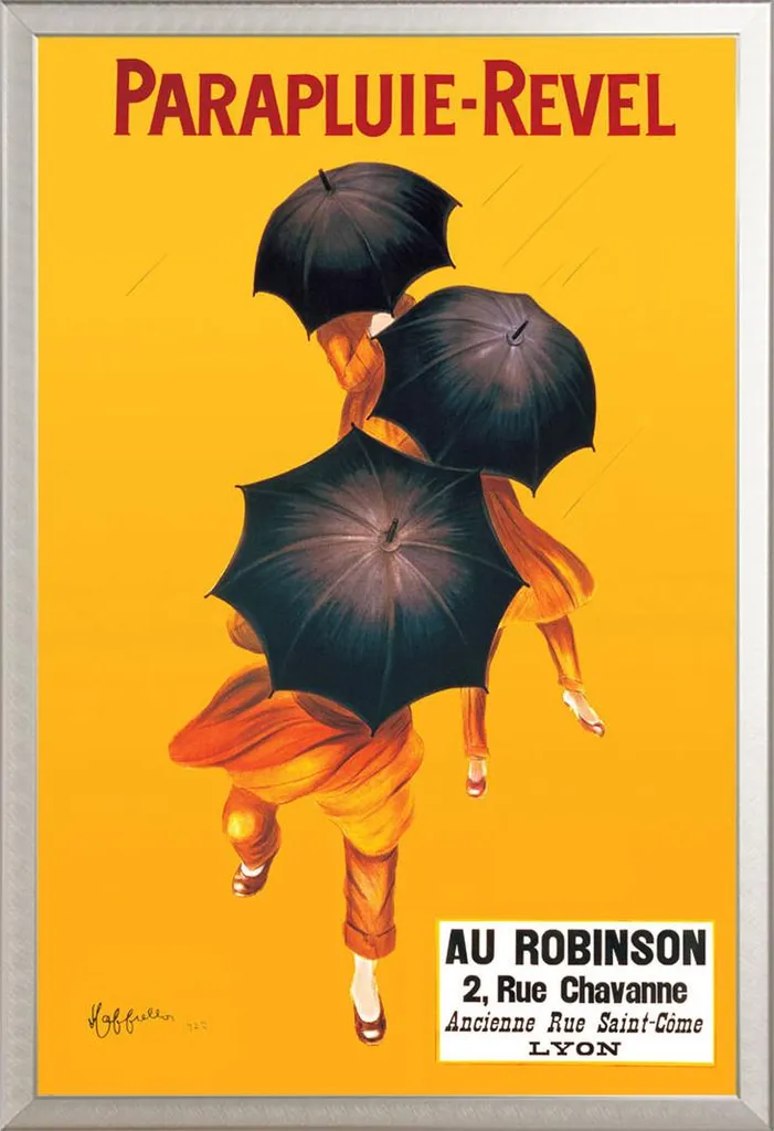 Affiche Parapluie-Revel Leonetto Cappiello avec cadre Shinsuke Maxi